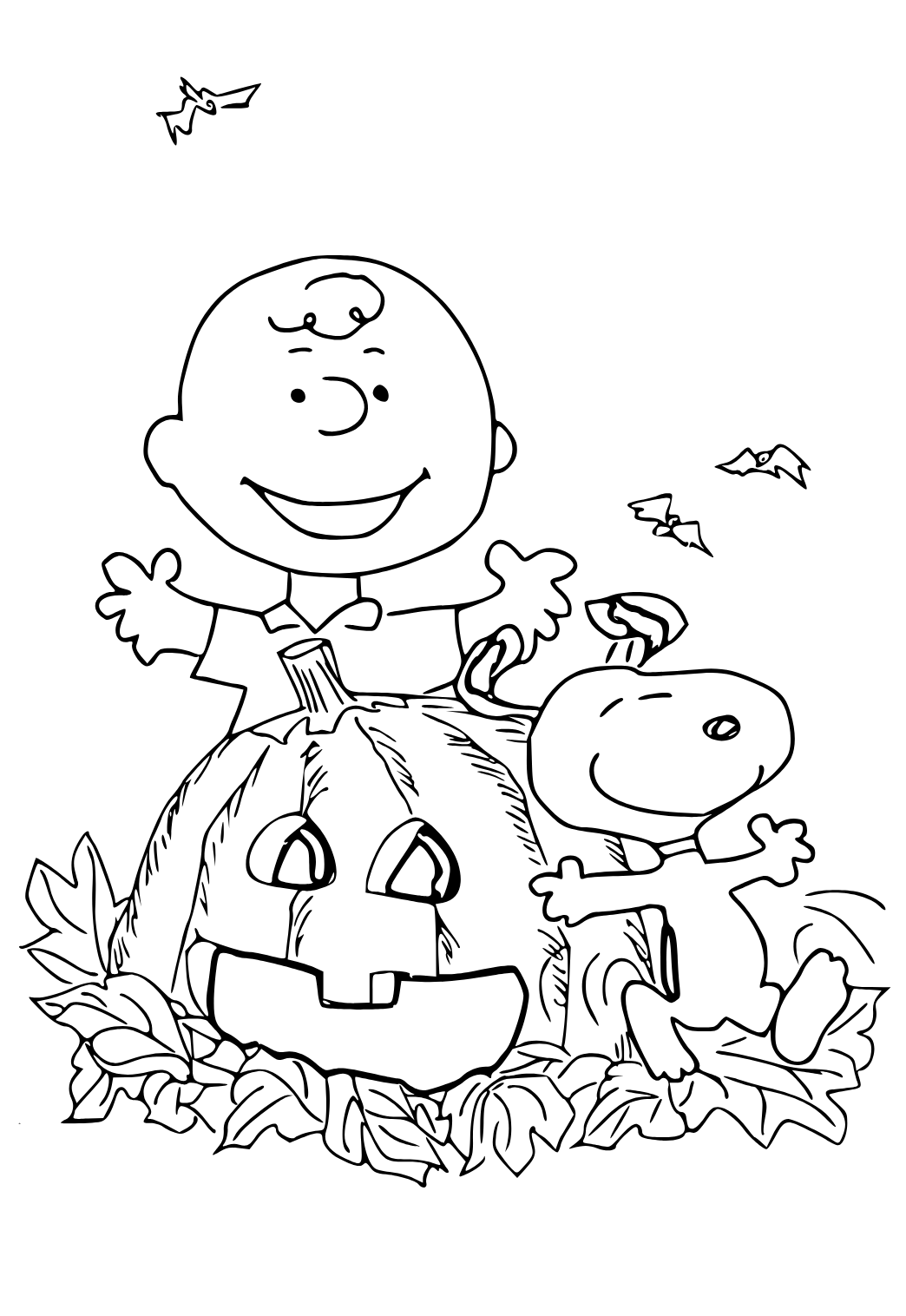 Free printable charlie brown friends coloring page for adults and kids