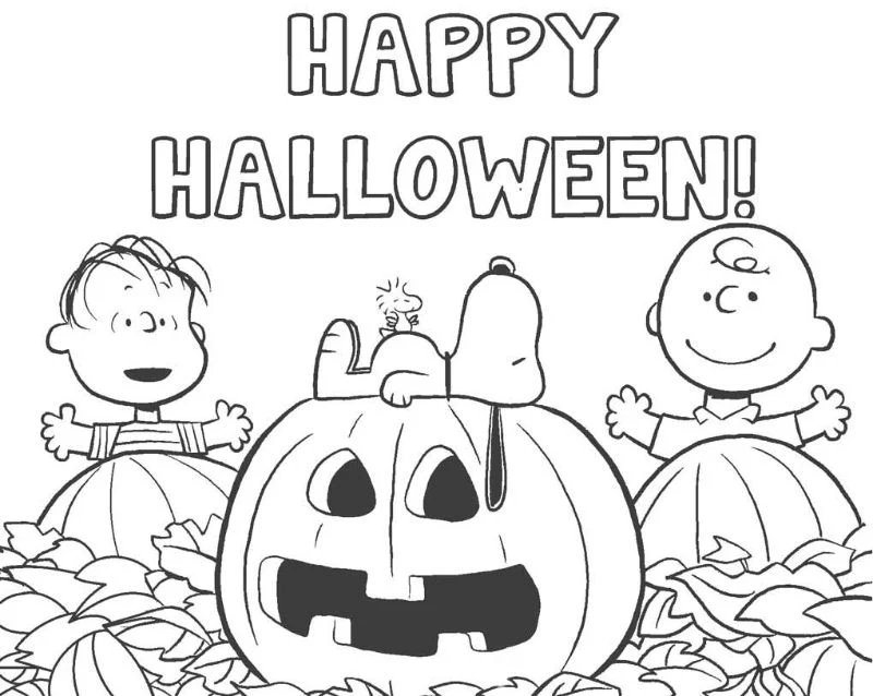 Get spooky with these halloween coloring pages