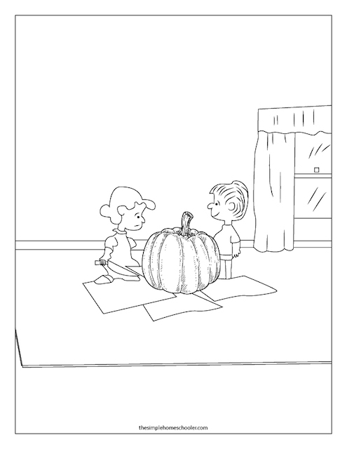 The best charlie brown halloween printable coloring pages