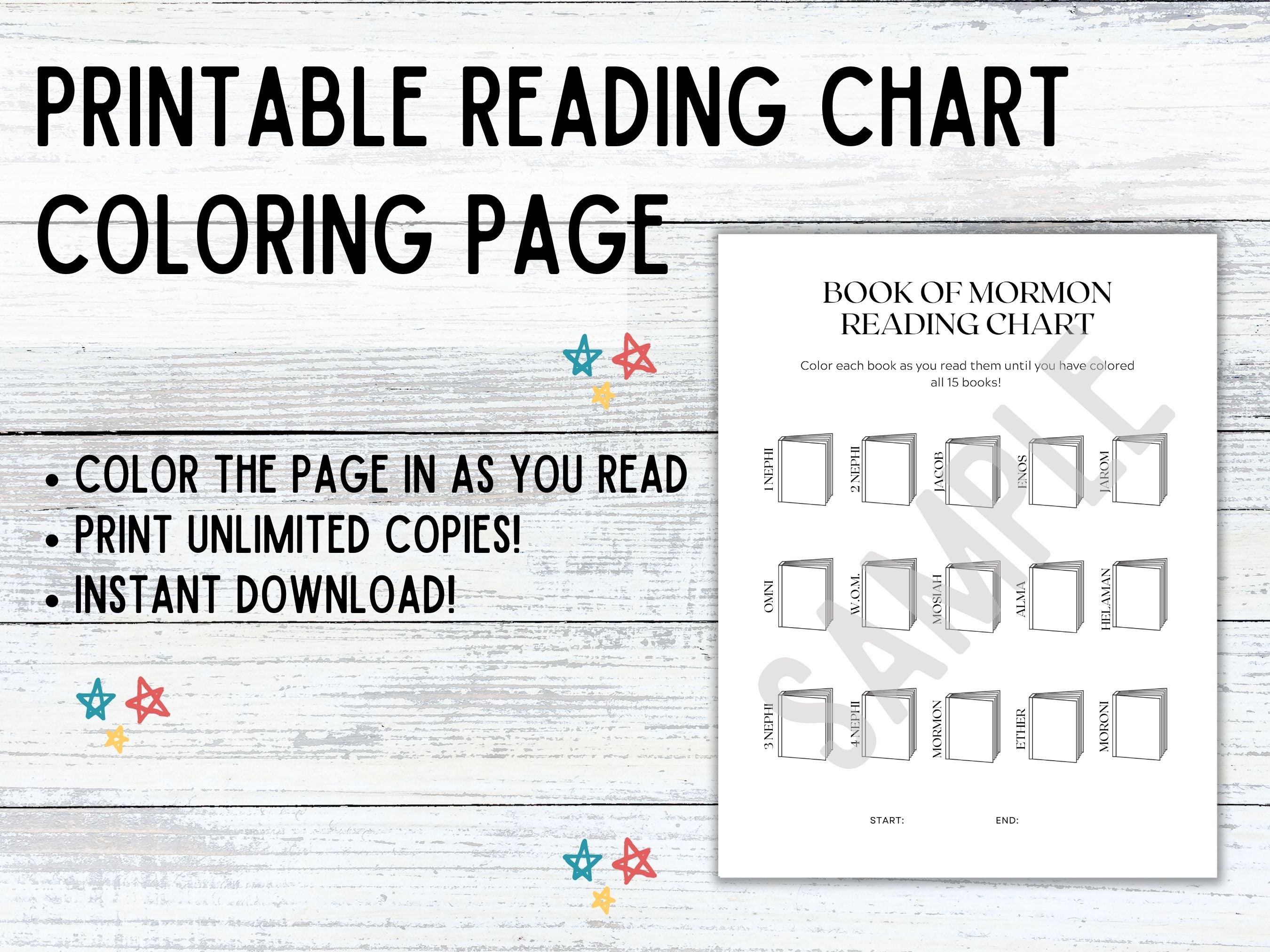 Book of mormon reading chart coloring page printable reading chart lds reading challenge reading tracker church of jesus christ