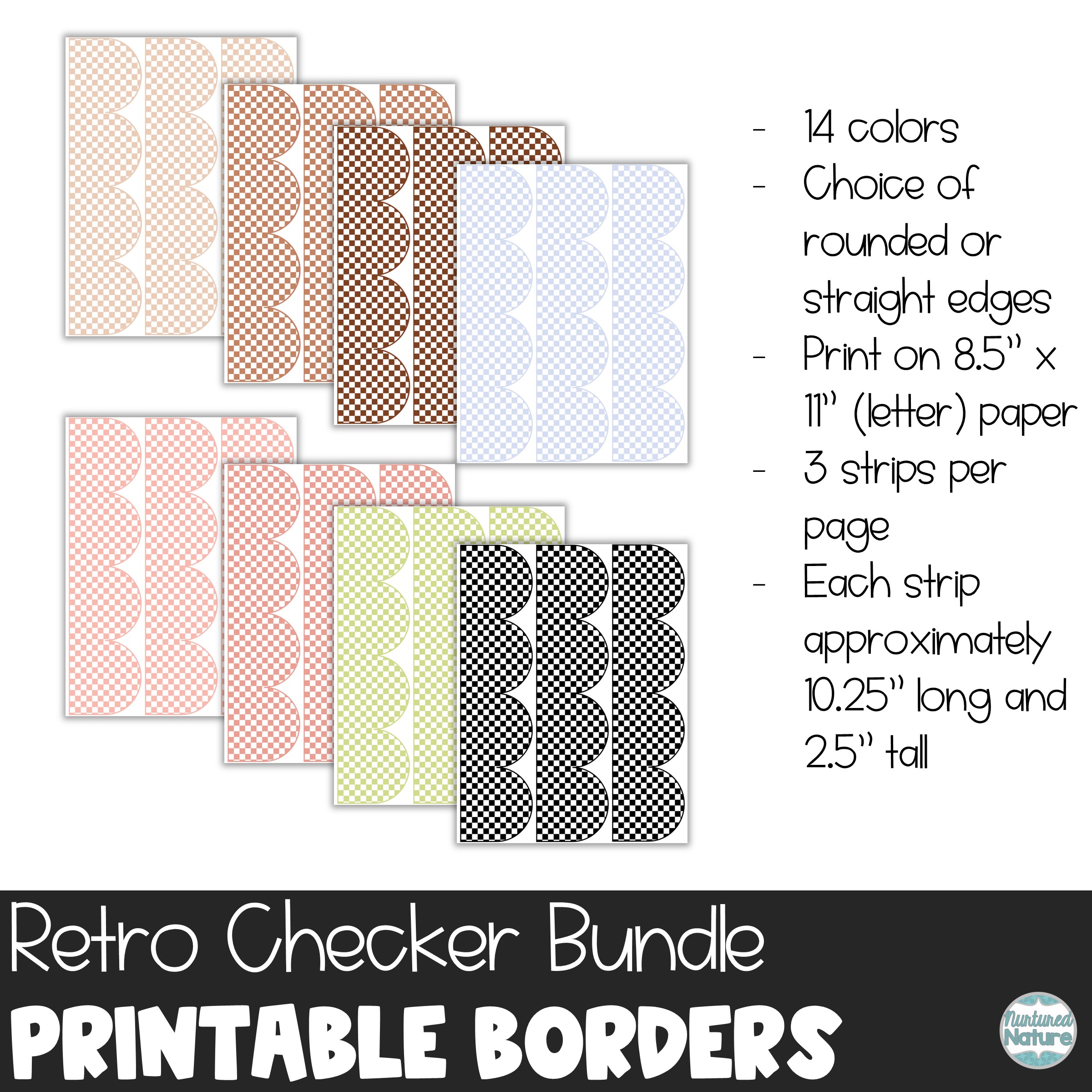 Checker bulletin board bundle