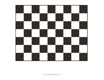 Flag of checkered racing