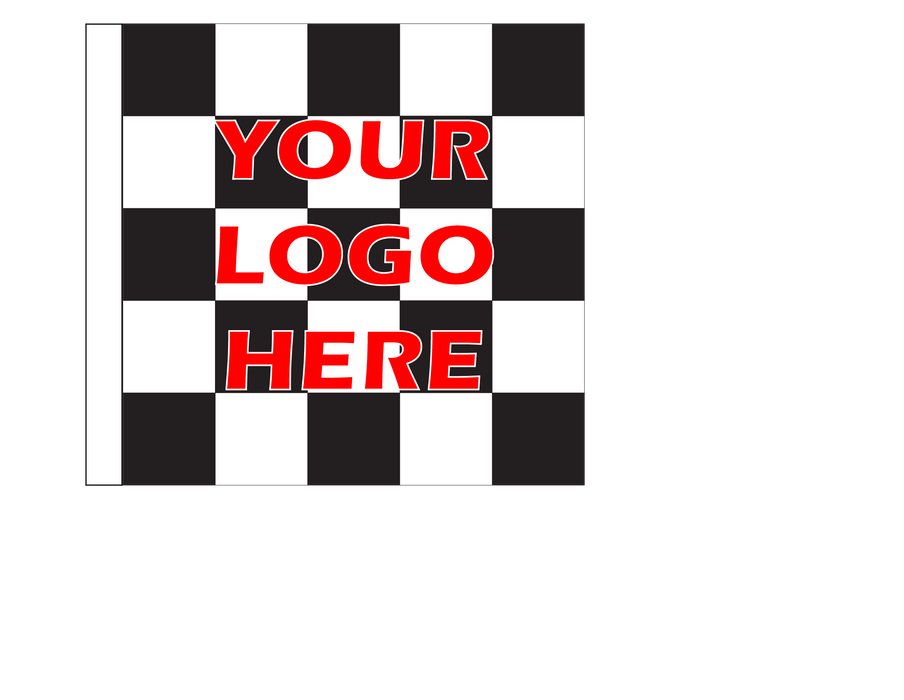 Custom checkered flag for sale