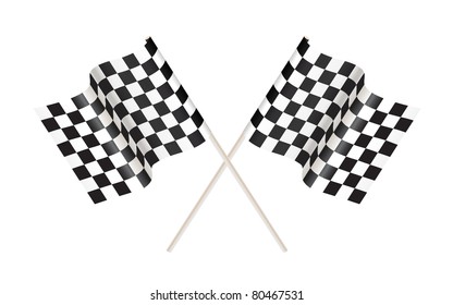 Checkered racing flag jpeg stock illustration