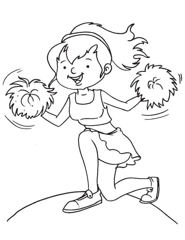 School cheerleader coloring page download free school cheerleader coloring page for kids best coloring pages