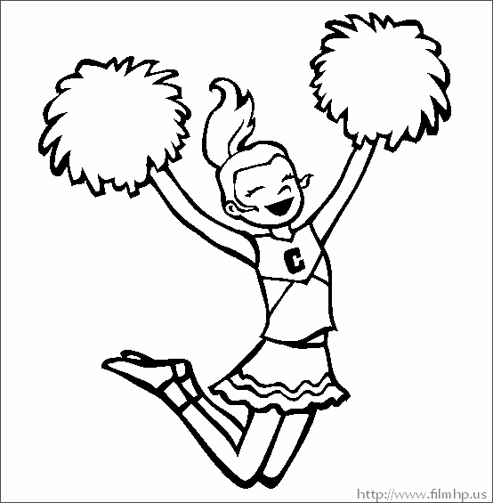 Cheer coloring pictures to print
