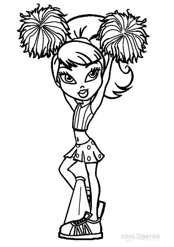 Printable cheerleading coloring pages for kids coolbkids sports coloring pages coloring pages coloring pages for kids
