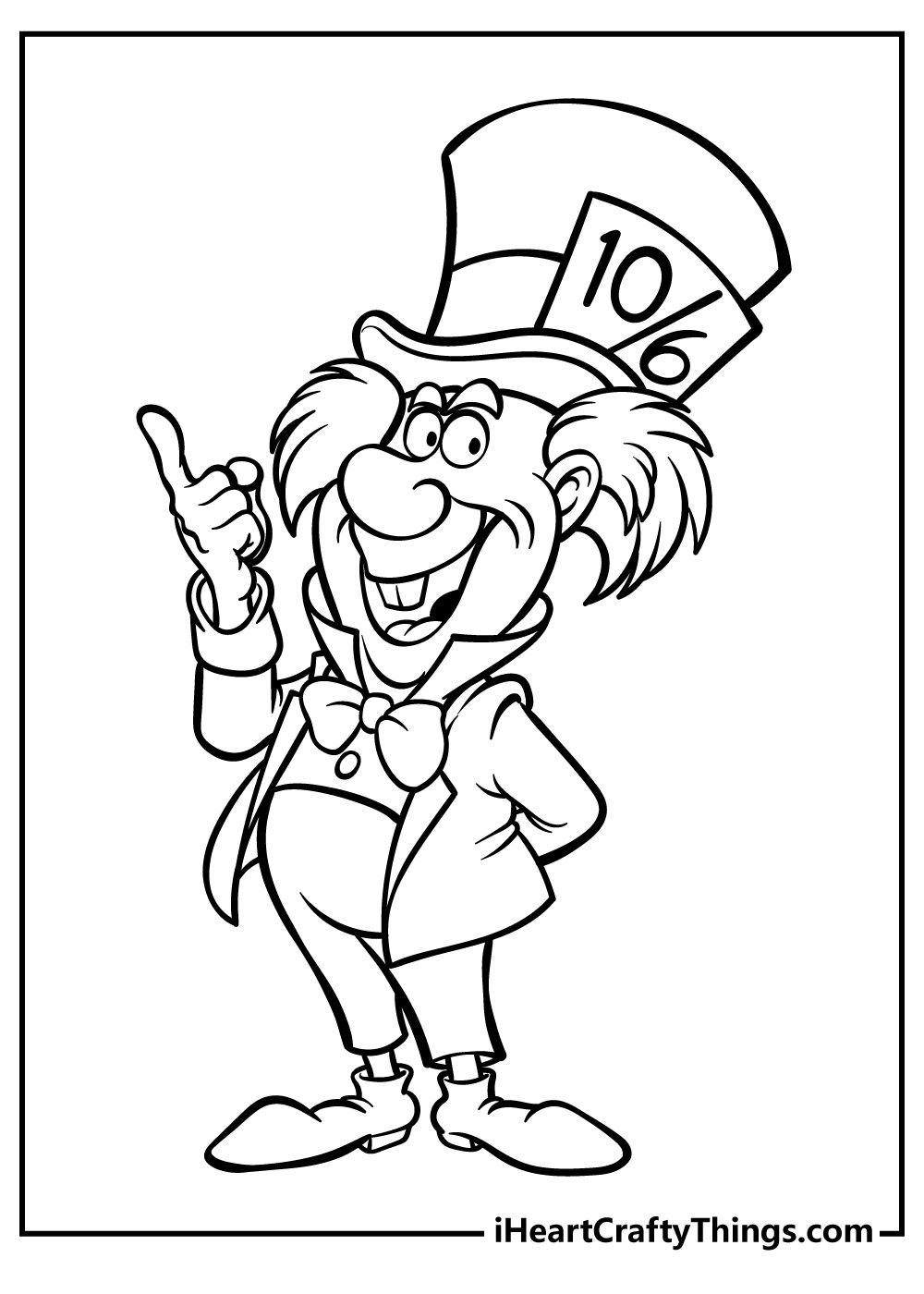 Alice in wonderland coloring pages free printables