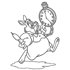 Top free printable alice in wonderland coloring pages online