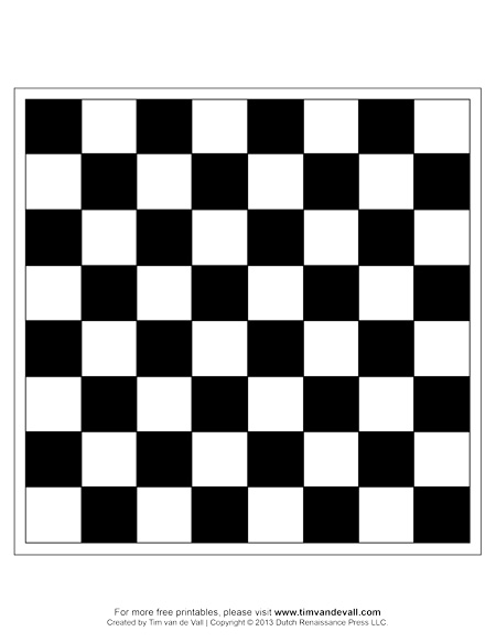 Printable chess boards and chess pieces for kids â tims printables