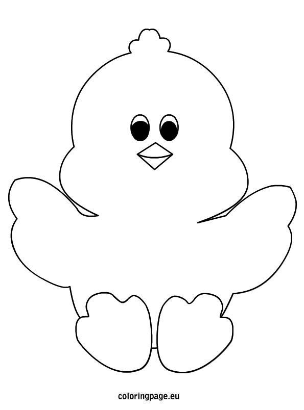 Pin by jane rainwater on bird drawings easter chicks easter colouring easter templates