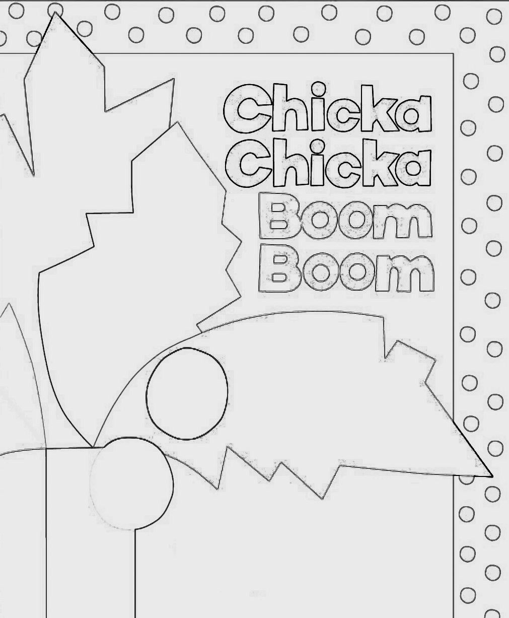 Chicka chicka boom boom coloring pages printable for free download