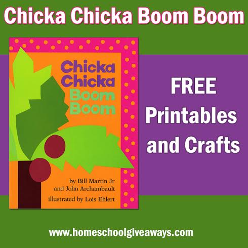 Free chicka chicka boom boom printables and crafts