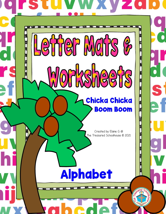 Alphabet letter mats and worksheets chicka chicka boom boom made by teachers