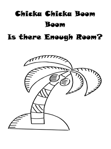 Chicka chicka boom boom is there enough room coloring page free printable coloring pages