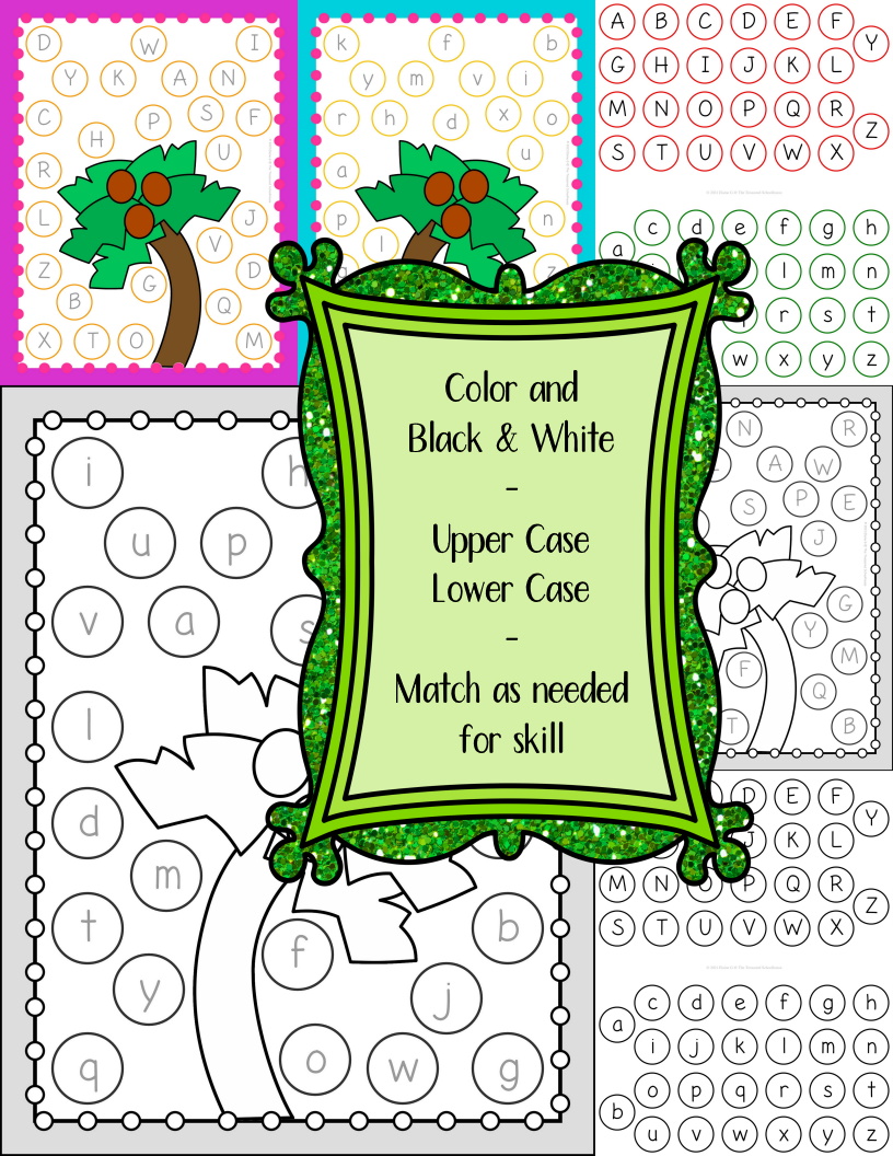 Alphabet letter mats and worksheets chicka chicka boom boom made by teachers