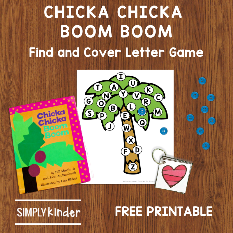 Chicka chicka boom boom activities free alphabet game