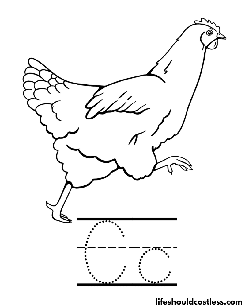 Chicken coloring pages free printable pdf templates