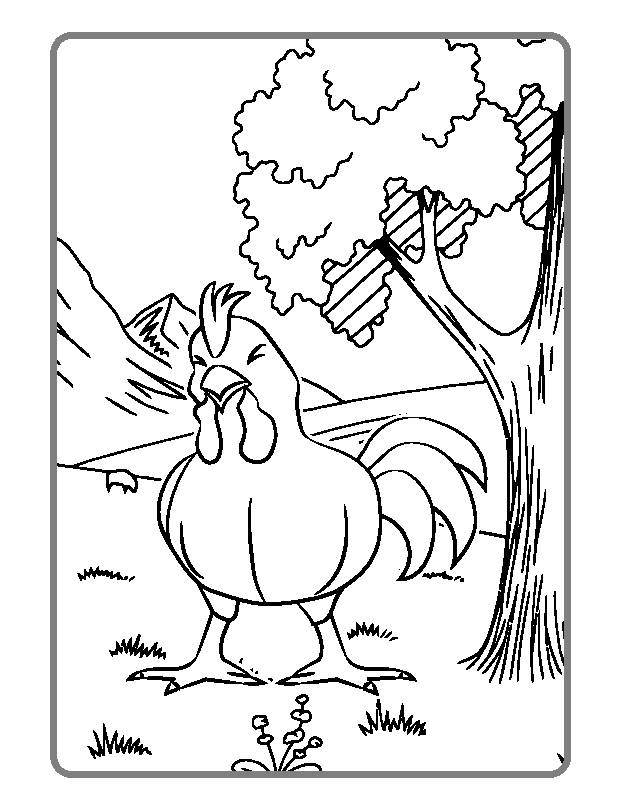 Chicken coloring pages printable coloring pages for children boys and girls digital download