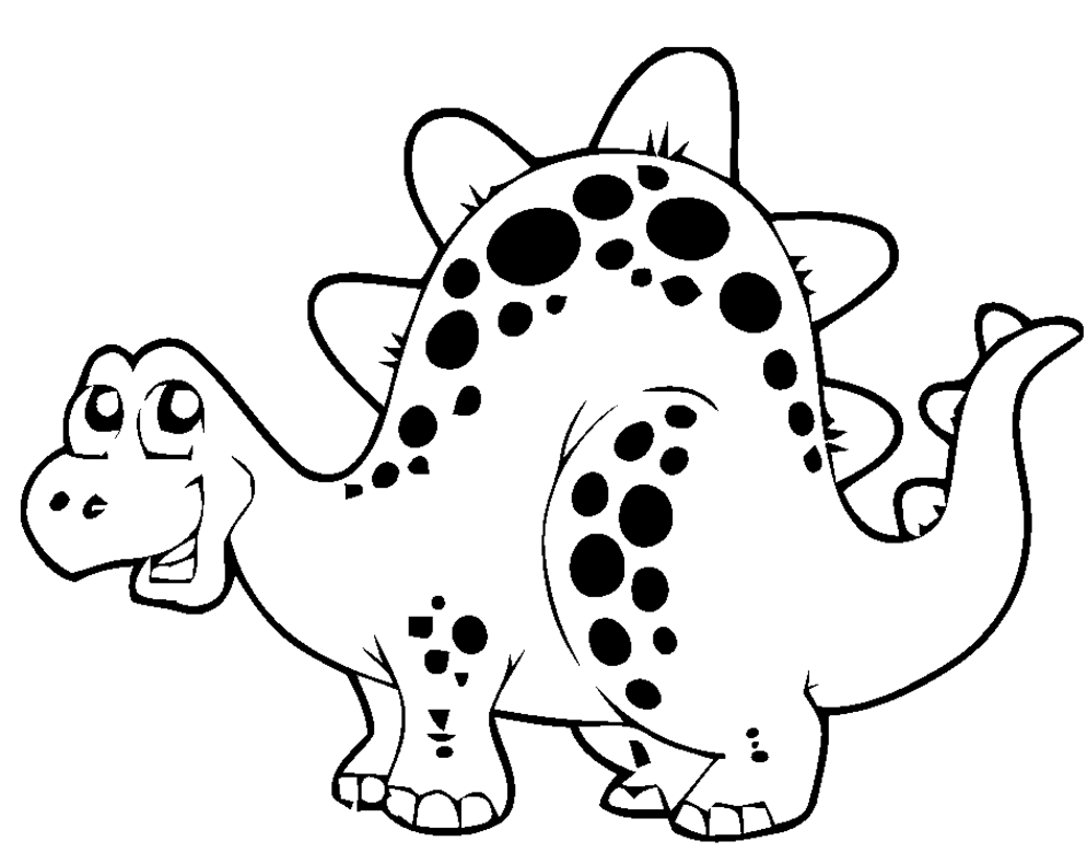 Coloring pages free dinosaur coloring pages