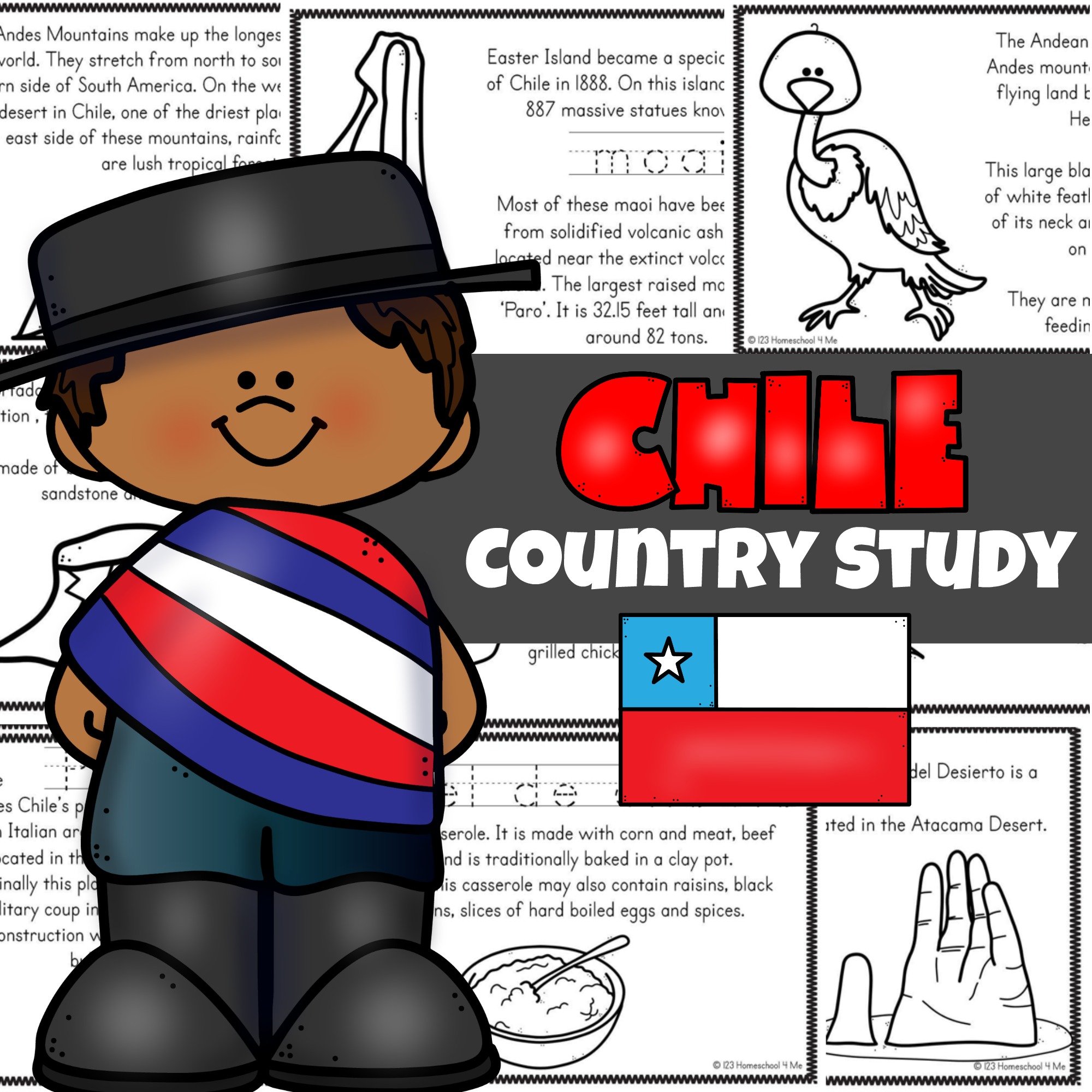 Free chile for kids printable reader