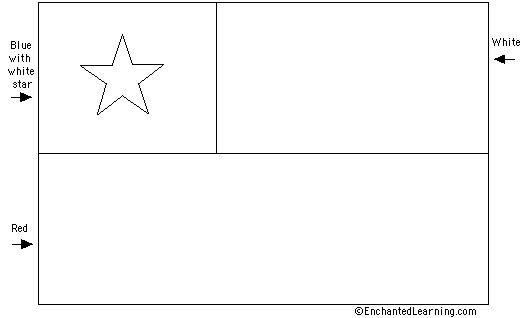 Chiles flag flag coloring pages chile flag chilean flag