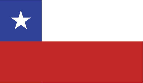 Free chile flag colouring page