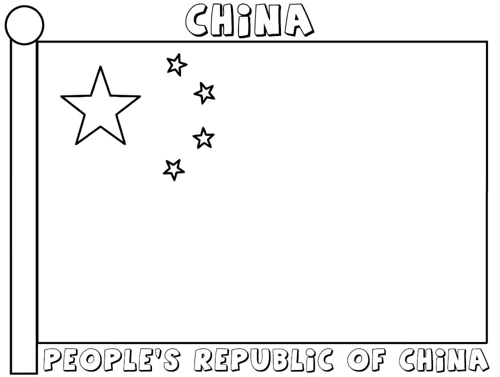 China flag fãrbung seite