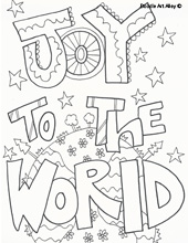 Christmas coloring pages