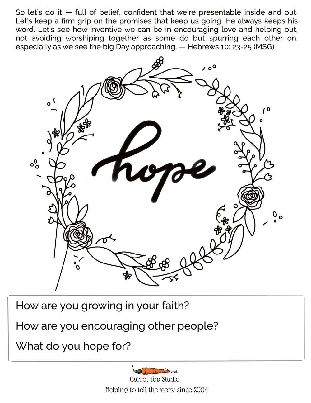 Coloring page to download