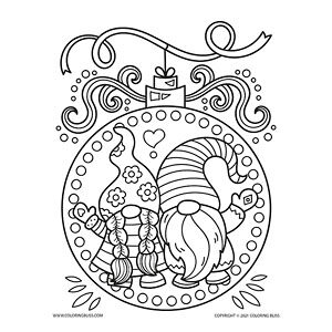 Christmas coloring pages for adults