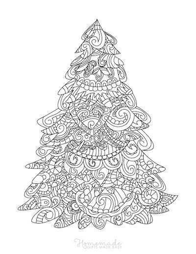 Free printable christmas coloring pages for adults christmas tree coloring page tree coloring page christmas colors