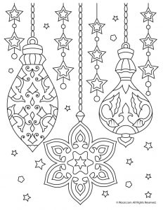 Beautiful printable christmas adult coloring pages woo jr kids activities childrens publishing