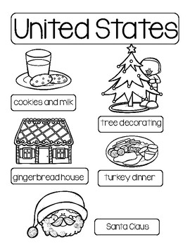 Christmas around the world coloring pages by loving life in kindergarten