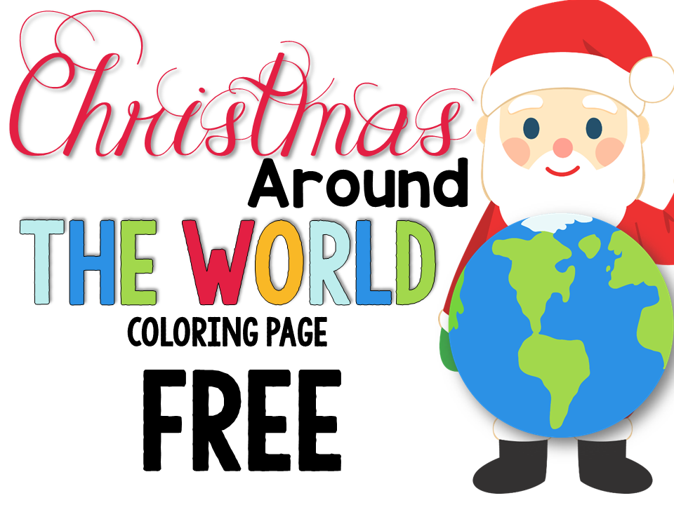 Christmas around the world book list freebie