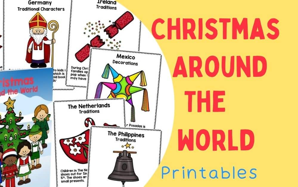 Christmas around the world printables