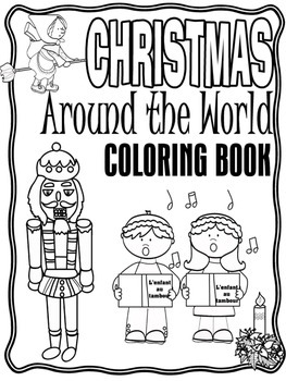 Christmas around the world coloring book by teach