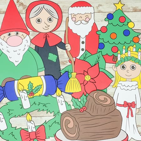 Cute christmas coloring pages for kids