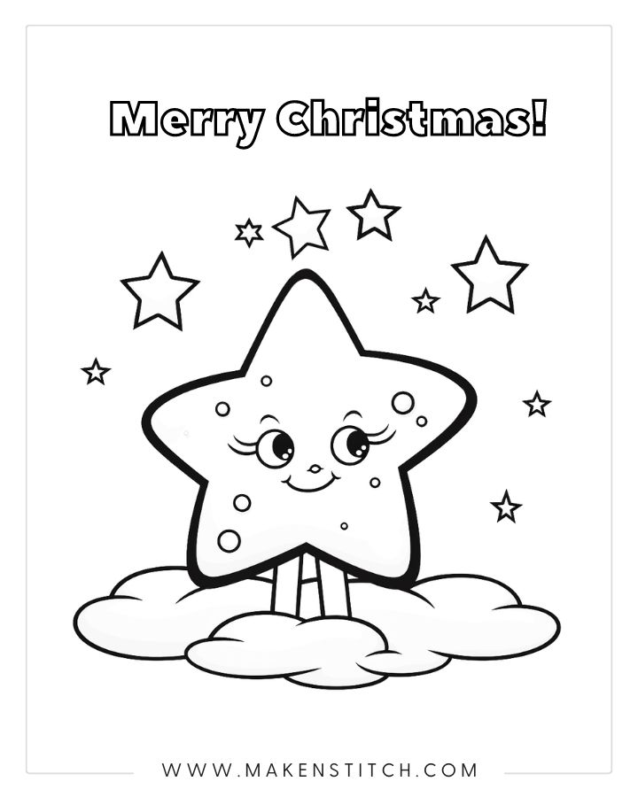 Christmas tree coloring pages for kids adults