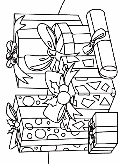 A gift of giving coloring page