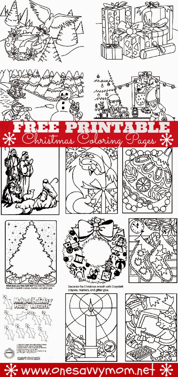 One savvy mom â nyc area mom blog free printable christmas coloring pages