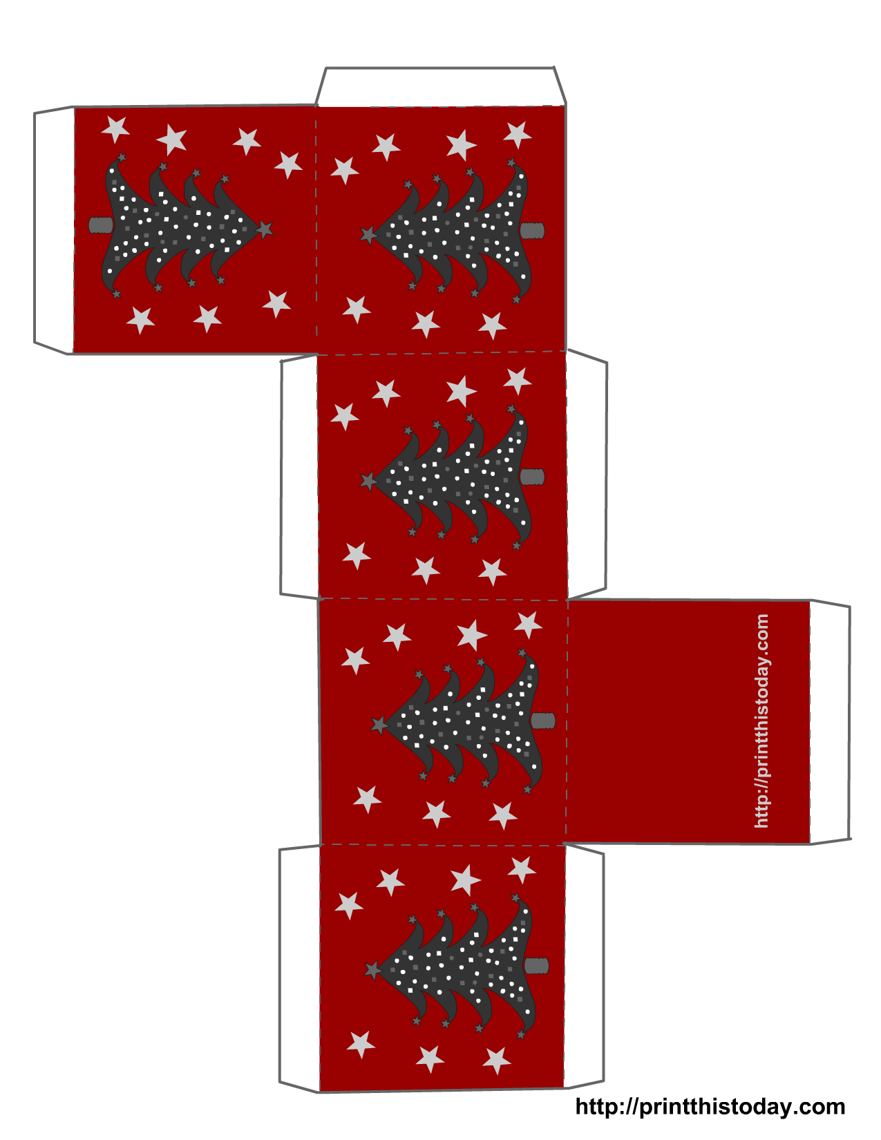 Free printable christmas boxes