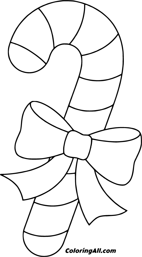 Candy cane coloring pages