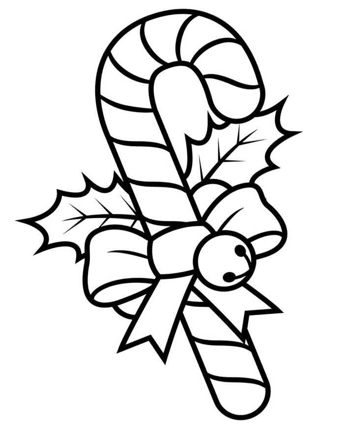Candy cane coloring pages printable pdf