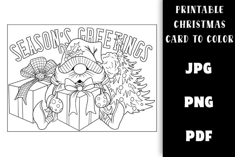 Printable christmas card