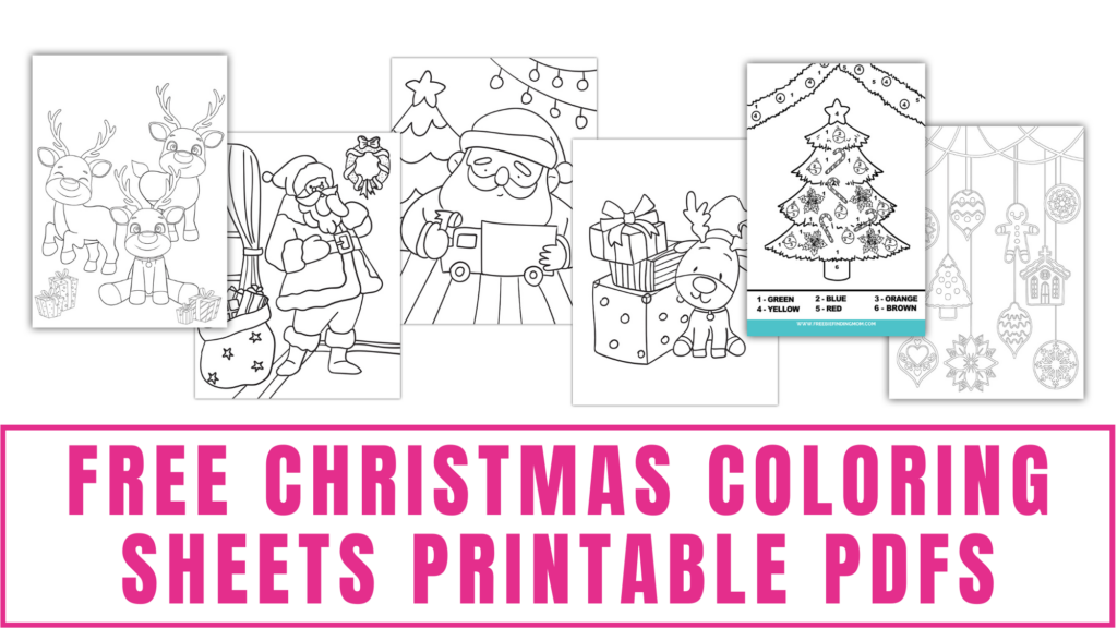 Free christmas coloring sheets printable pdfs