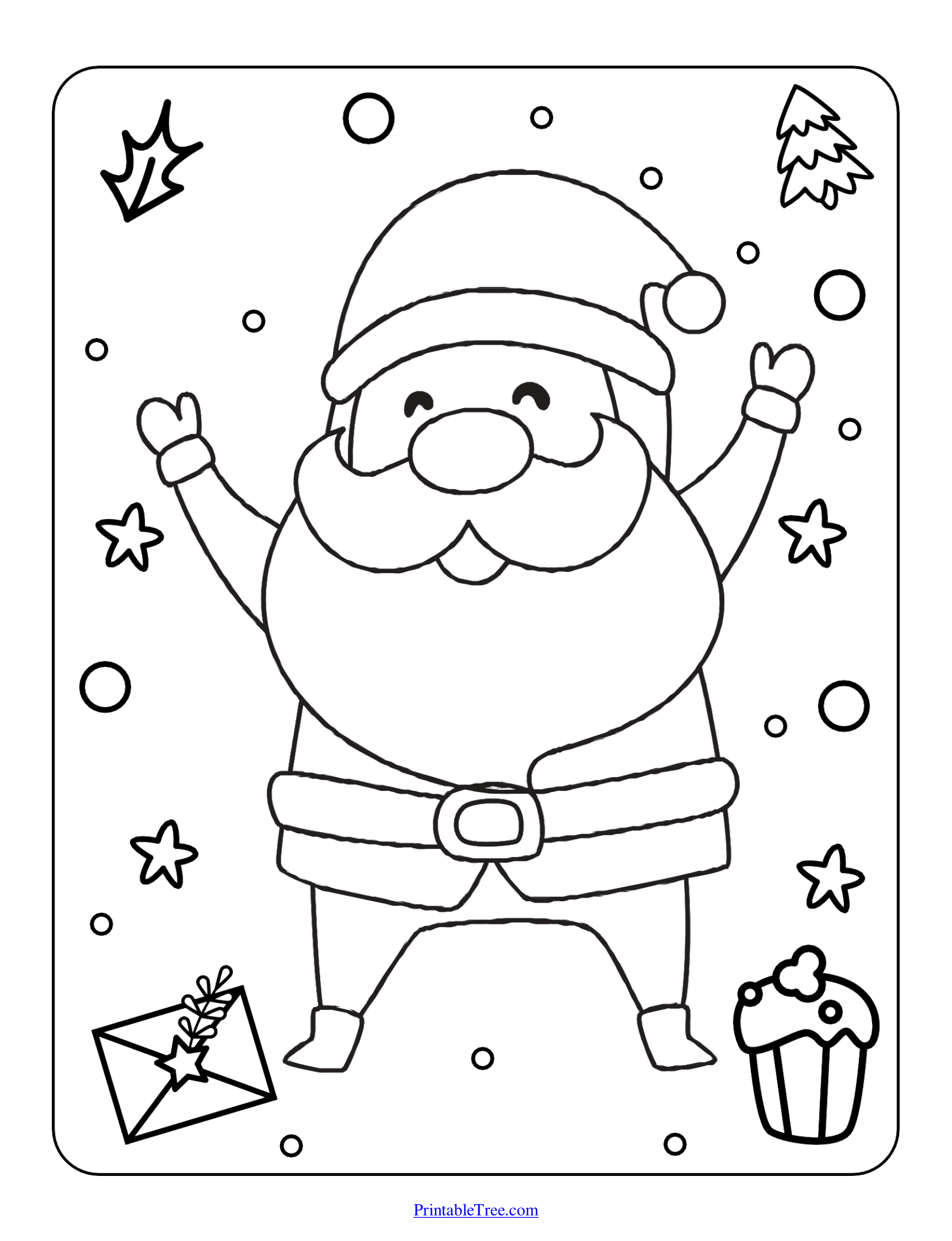 Free printable christmas coloring pages pdf for kids and adults