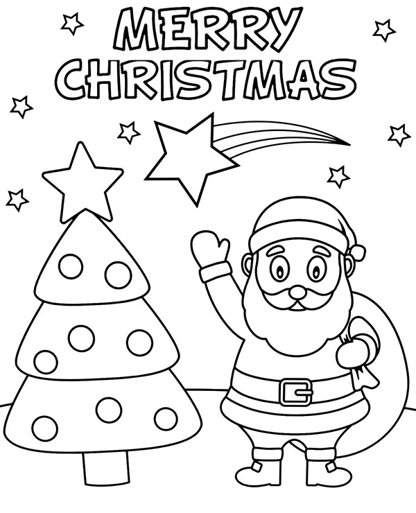 Printable christmas coloring pages for children