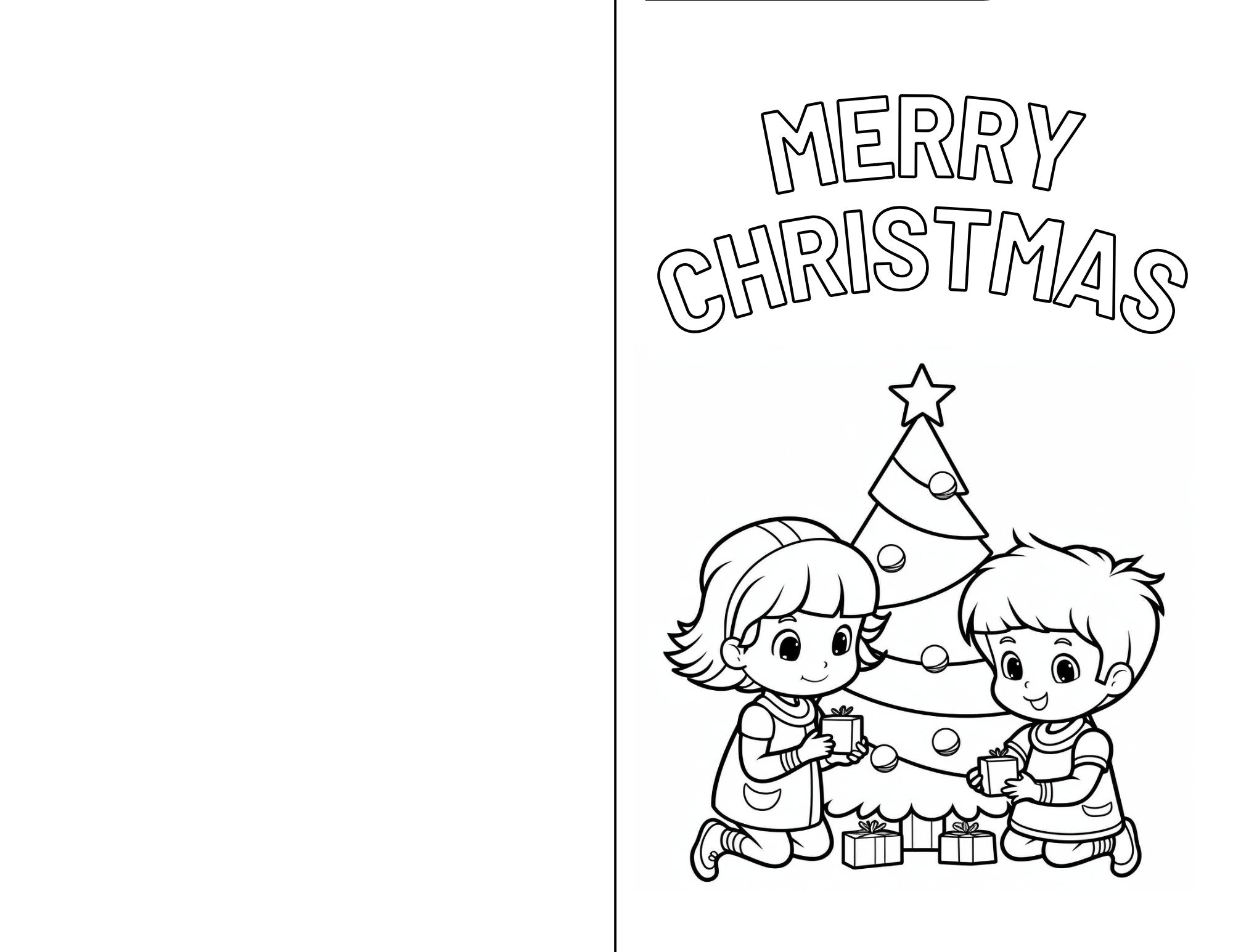 Assorted design printable christmas colouring cards louises party deals