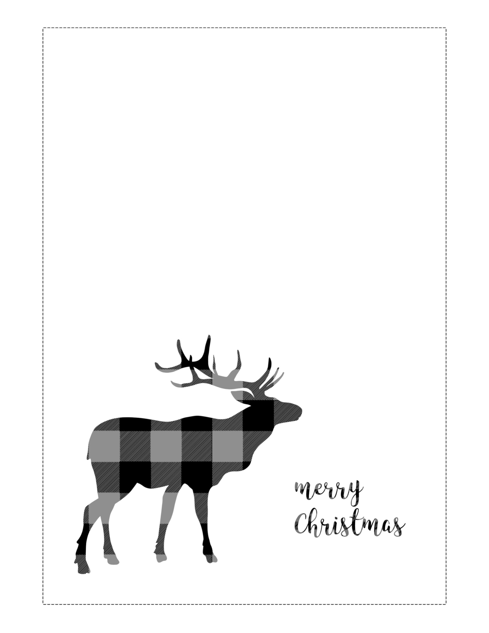 Free printable christmas cards basic